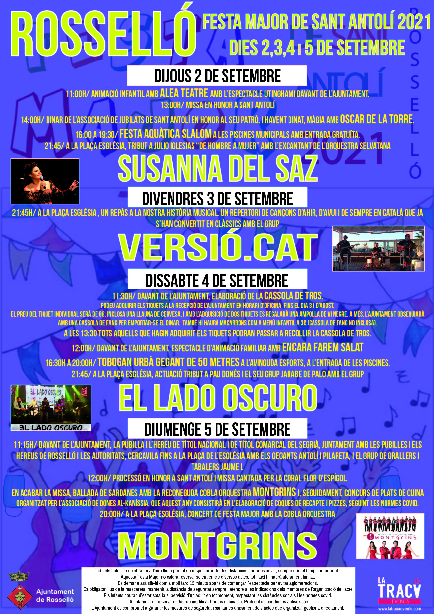 Programa Festa Major Sant Antolí 2021